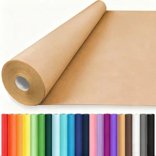 36" x 200' Brown Kraft Paper Roll for Crafting, Gift Wrapping, Packing