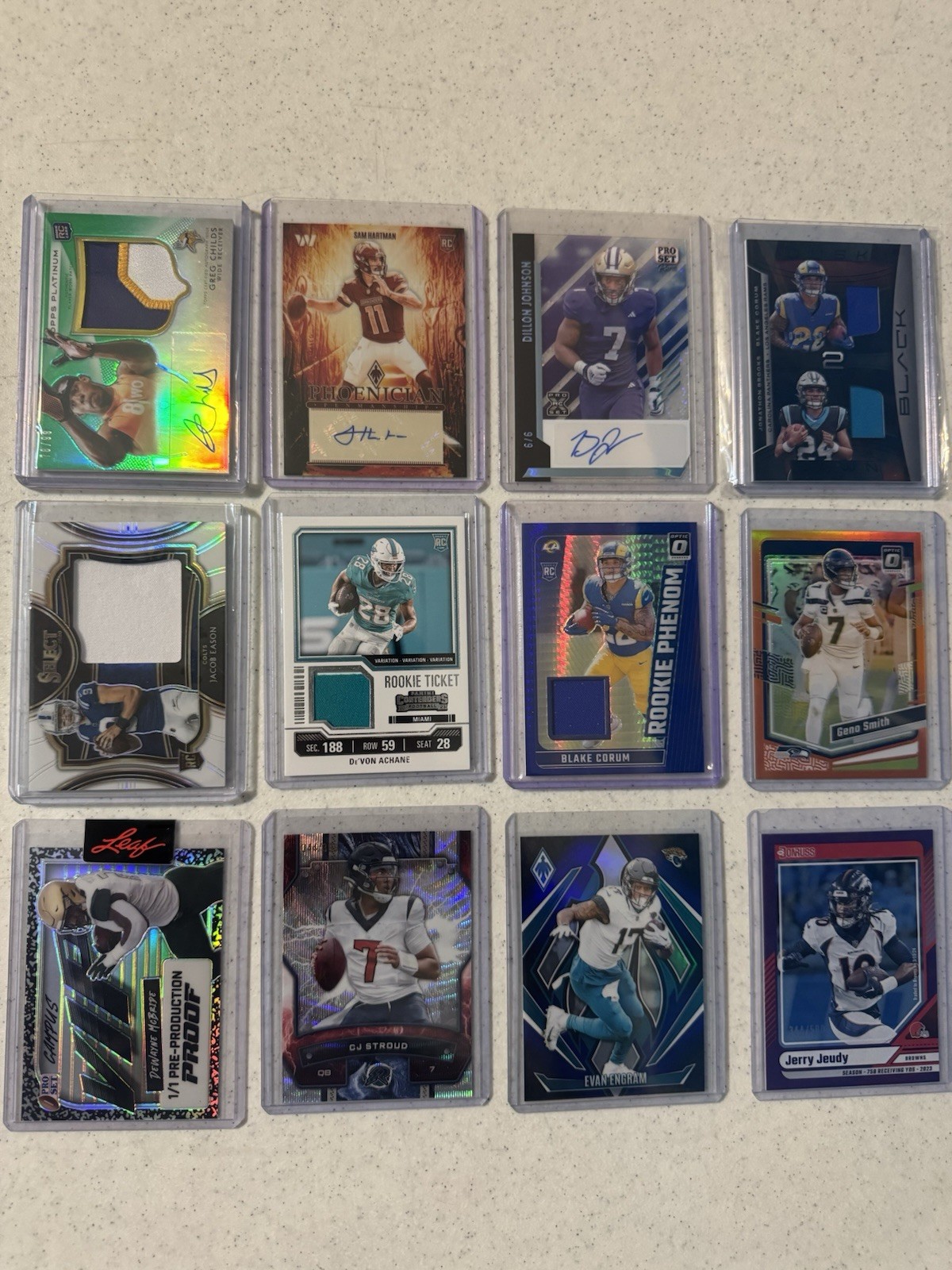 NFL Card Lot Auto/Patch/#