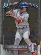 Pablo Guerrero 2025 Bowman Texas Rangers #BCP-144