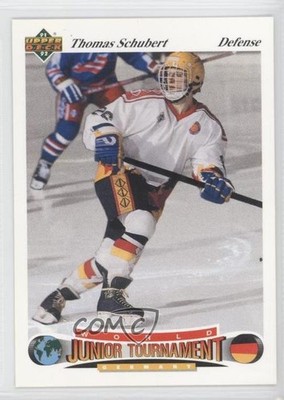 1991 Upper Deck Czech World Junior Tournament Thomas Schubert #44 Rookie RC 0c4
