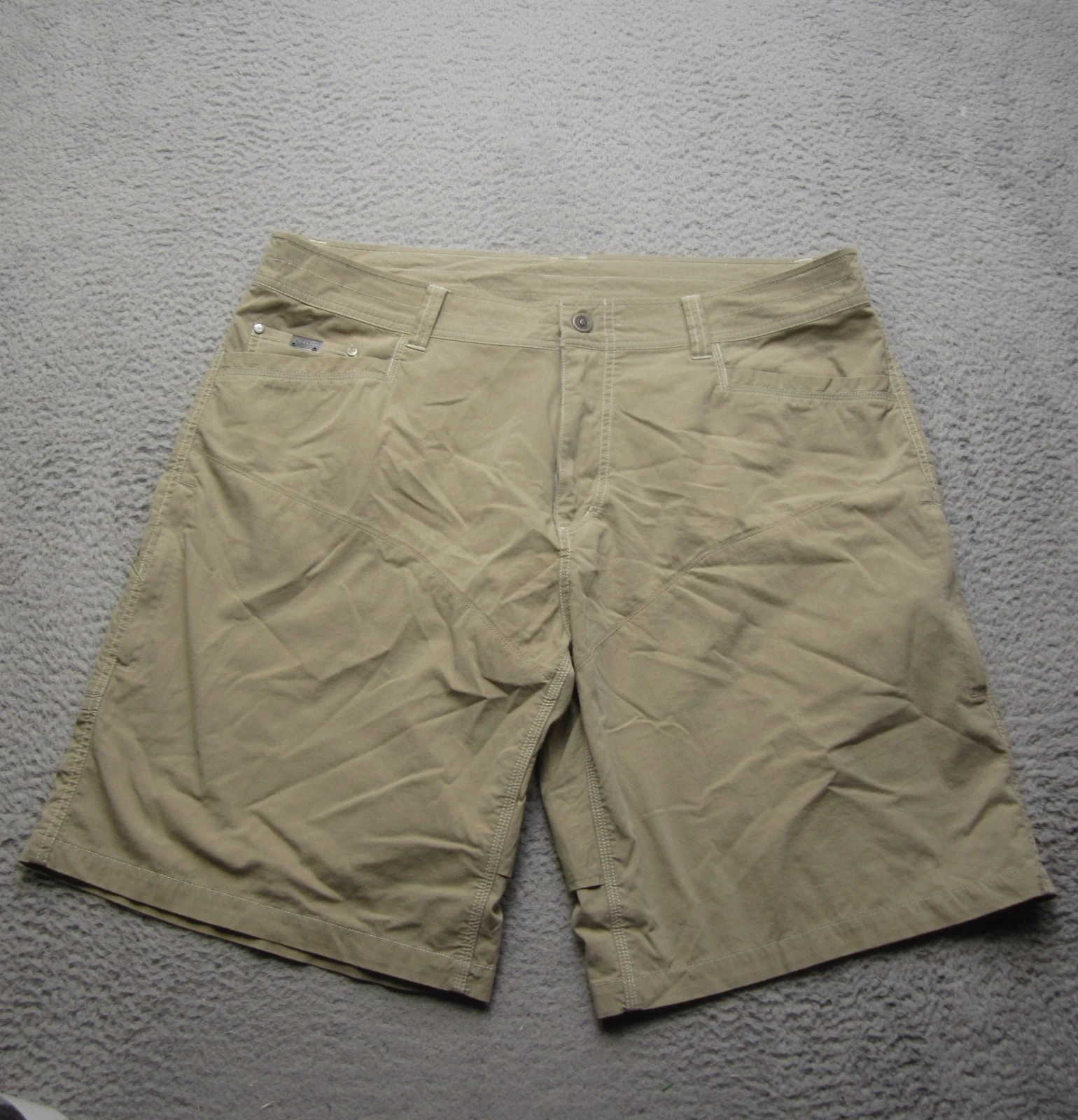Kuhl Renegade Shorts Mens 40 Brown Outdoor Hiking Lightweight Casual Pockets