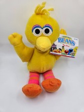 Sesame Street 1997 Beans Plush Figure 8" Big Bird New with Tag TYCO