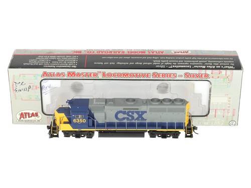 Locomotora diésel Atlas 10000386 HO CSX GP40-2 fase 1 sin sonido #6350 con DCC EX | Condition: Used