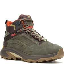 Merrell Men's Moab Speed 2 LTR Mid WP Hiking Boots - Olive Size 12