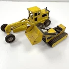 Tonka Pressed Steel Construction Toy Lot Road Grader & Front Loader Vintage