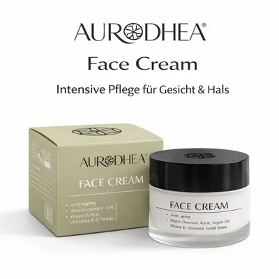 AURODHEA Face Cream Anti Aging Hyaluronsäure Arganöl Schneckenschleim 50 ml - Bild 1 von 4