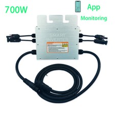 Micro Inverter Telefono Rete Solare Wireless 600W 700W 2.4G Monitoraggio APP