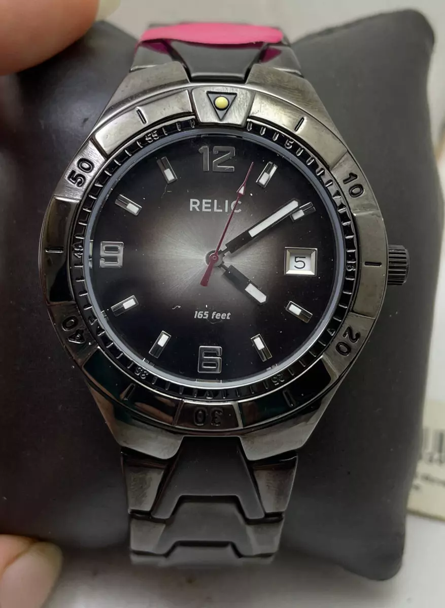 Relic gunmetal best sale watch