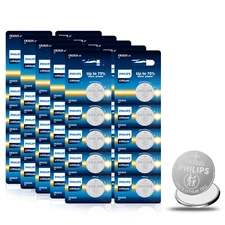 20x Philips 3V CR2025 Lithium Battery CR 2025 BR2025 DL2025 Remote Button Cell