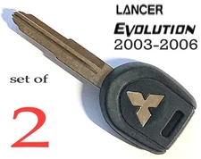 2 MIT14 Mitsubishi Lancer Evo Evolution 2003-2006 transponder Chip Key A++ USA