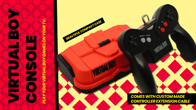 Nintendo Virtual Boy ゲームシステム　本体ソフト7本付き Nintendo Virtual Boy ゲームシステム 本体ソフト7本付き boxed