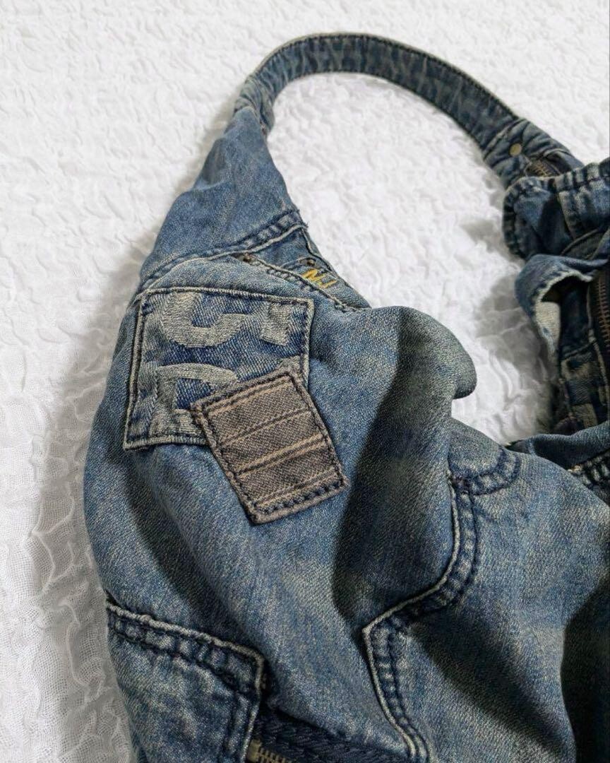 VINTAGE MARC JACOBS 00s Y2K Vintage Grunge Denim Bag
