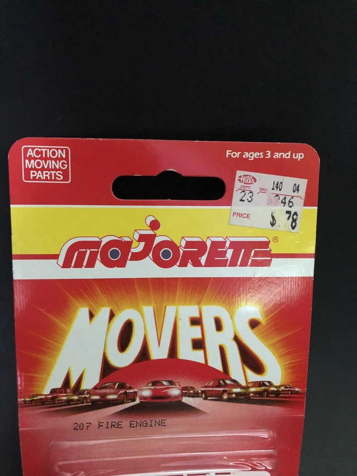 Motor de bombeiros Majorette Movers metal fundido 207 novo na caixa série 200 - Imagem 2 de 4