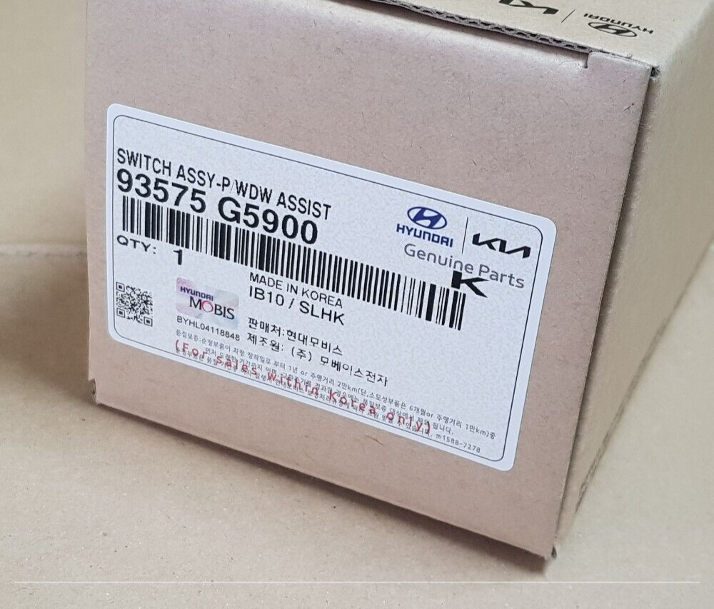 Genuine 93575G5900 Right Power Window Switch Assy for Kia Niro