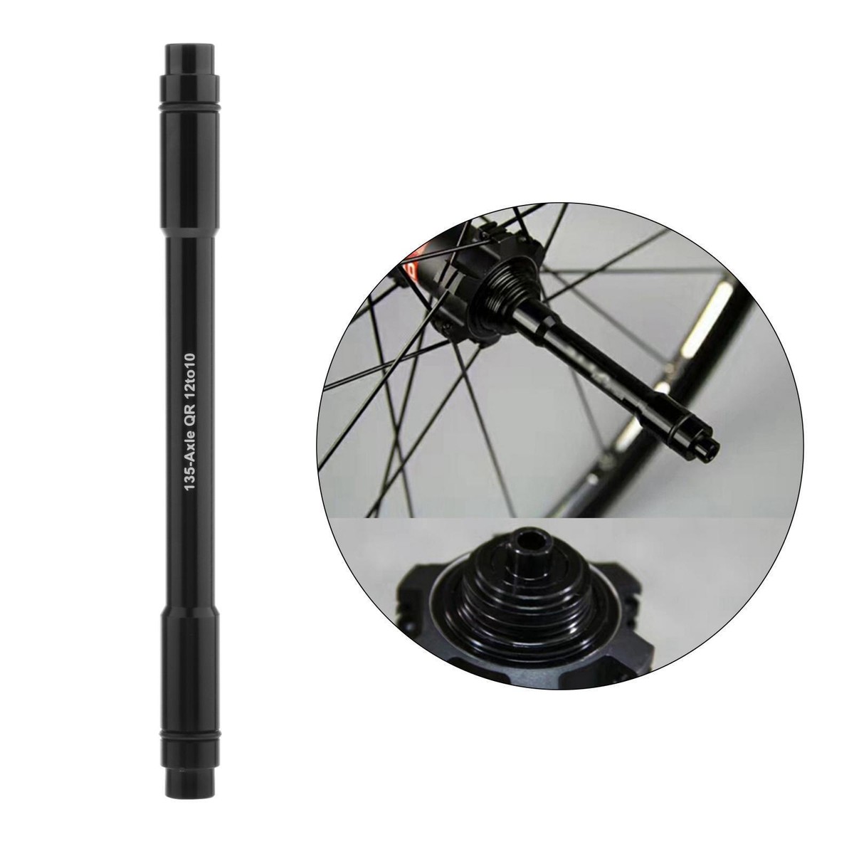 Thru Axle Conversion Adding Quick Release To Bike Bicycle 12mm To