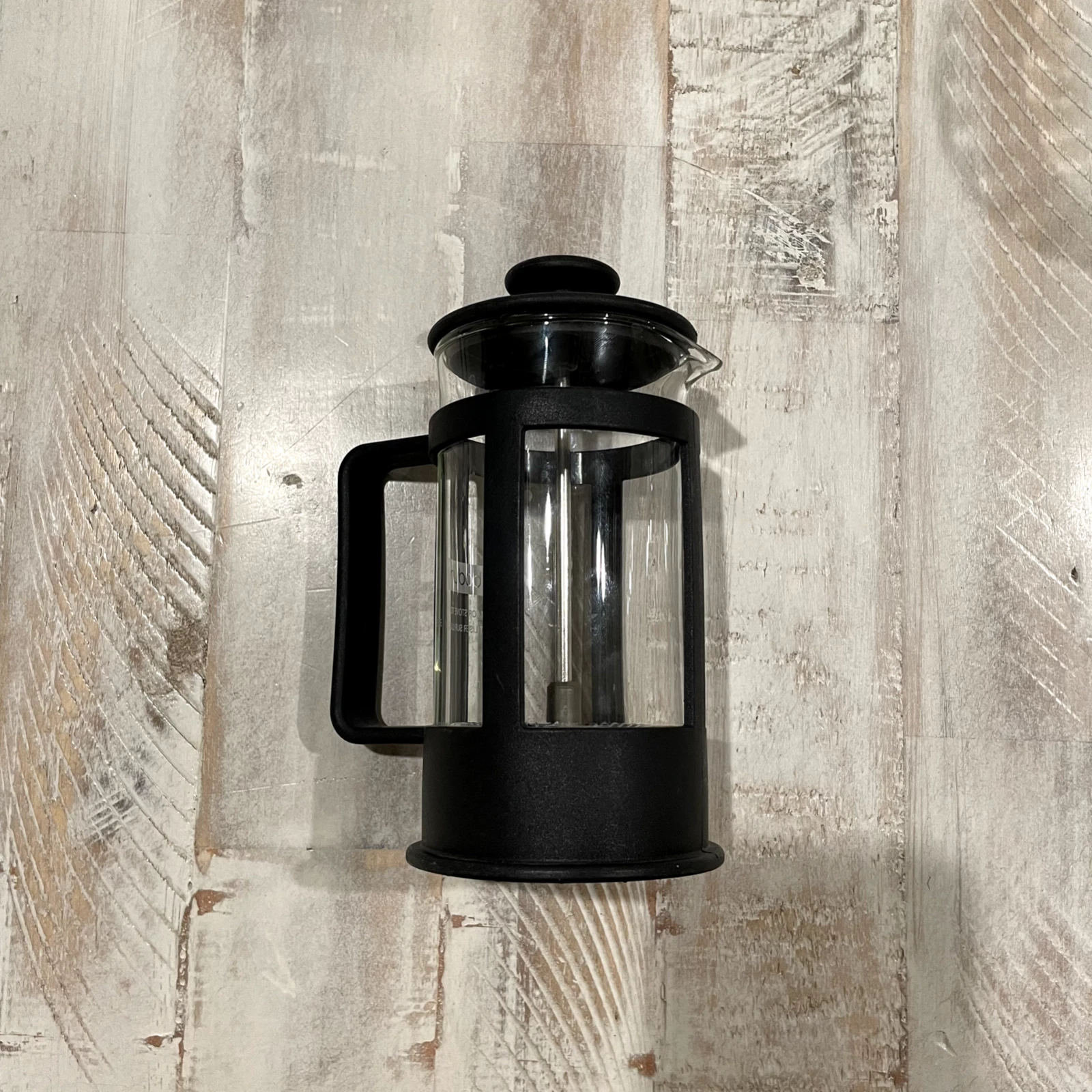 Black Bodum French Press Coffee Maker 1 One Cup Small Made in Switzerland
