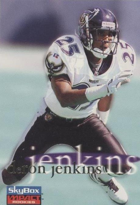 1996 Skybox Impact Rookies Deron Jenkins #4 - 1 of 2