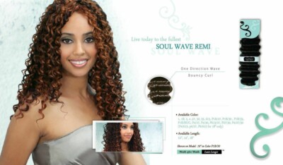 INDI REMI VIRGIN HUMAN HAIR REMY WEAVE SOUL WAVE 12 - 18 INCH