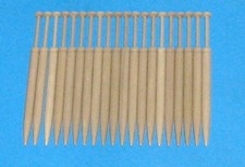 80305 Kl&ouml;ppeln Flachkissen Kl&ouml;ppel HONITON Flachkissenkl&ouml;ppel 10 Paar klein D&uuml;nn