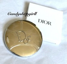 NEW Limited Edition DIOR Silver Metal Compact Makeup Mirror