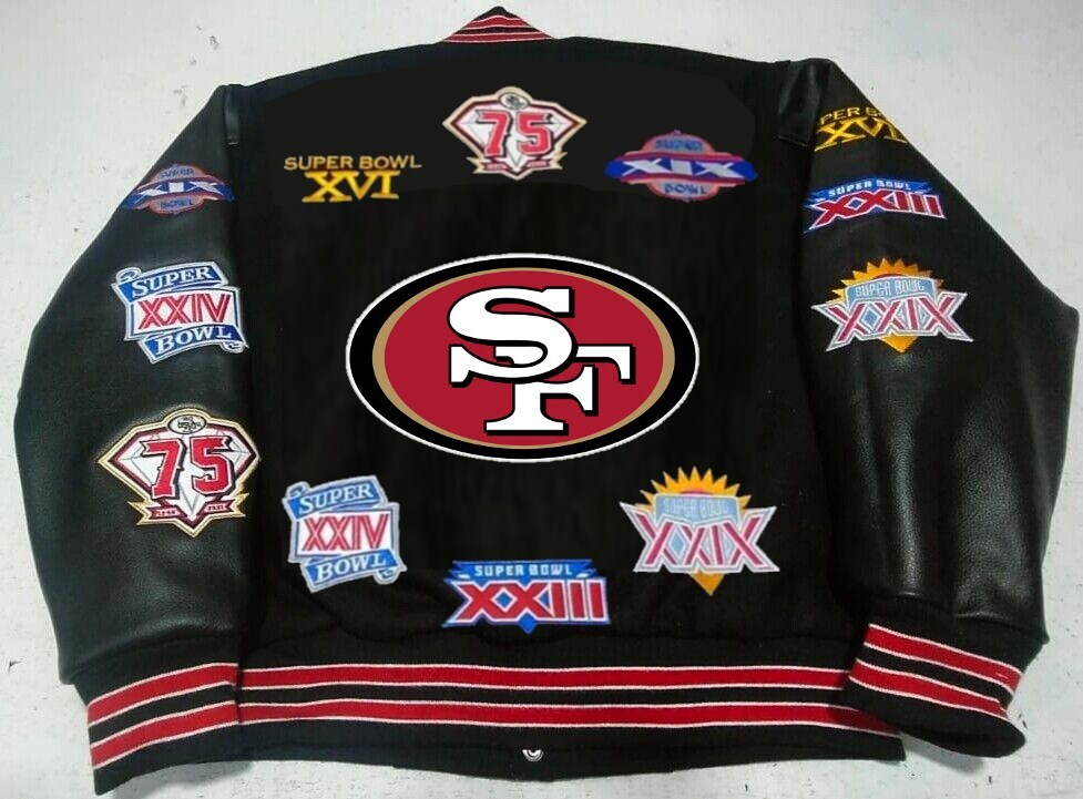 San Francisco 49ers NFL Championships varsity jacket | eBay San Francisco 49ers NFL Championships varsity jacket | eBay