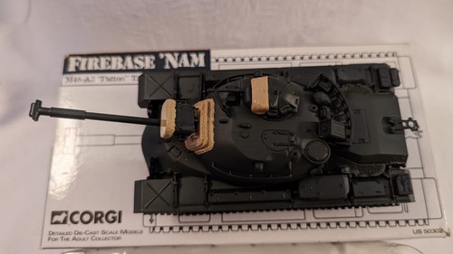 CORGI US 50304 FIREBASE 'NAM M48-A3 "PATTON" TANK US ARMY Scale 1:50 - Picture 7 of 11