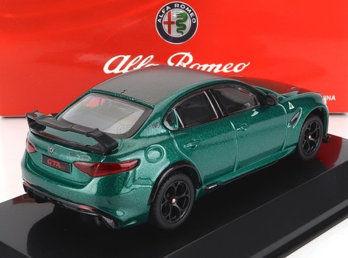 MODELLINO AUTO STATICO DIECAST ALFA ROMEO GIULIA GTAM 2020 VERDE SCALA 1/43 - Foto 2 di 7