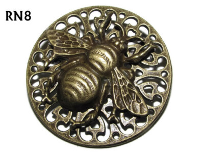 Steampunk Brosche Anstecker Pin Bronze Honig Hummel Nektar Pollen Manchester #rn8