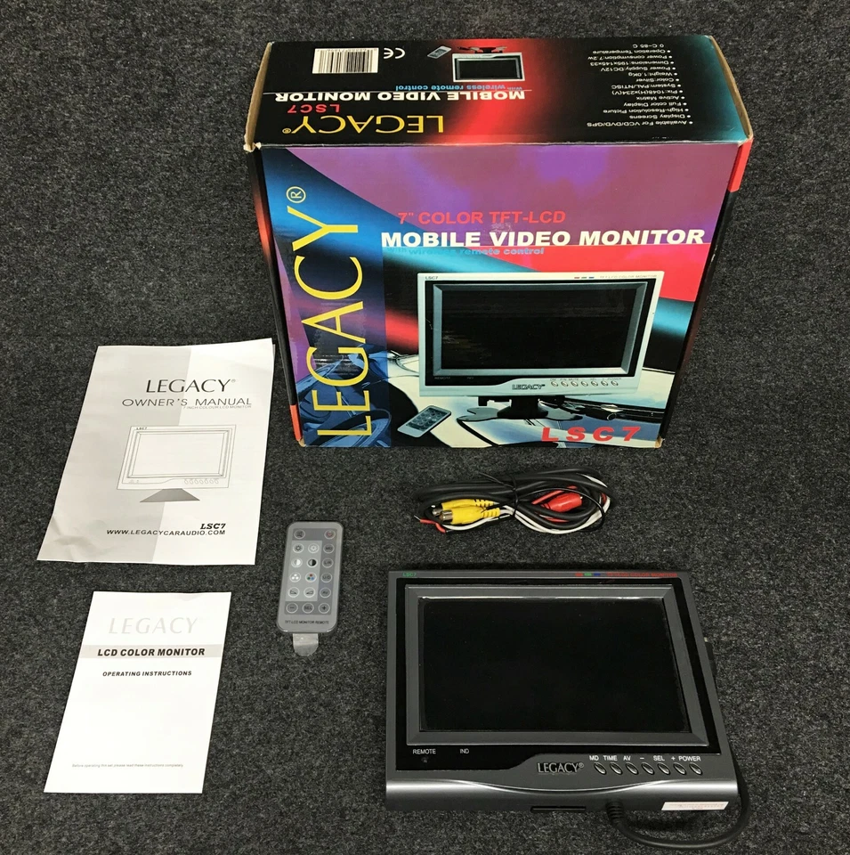LEGACY LSC7 7" TFT-LCD MOBILE VIDEO MONITOR PIX:1048(H)x234(V) ACTIVE MATRIX - Image 2 of 4