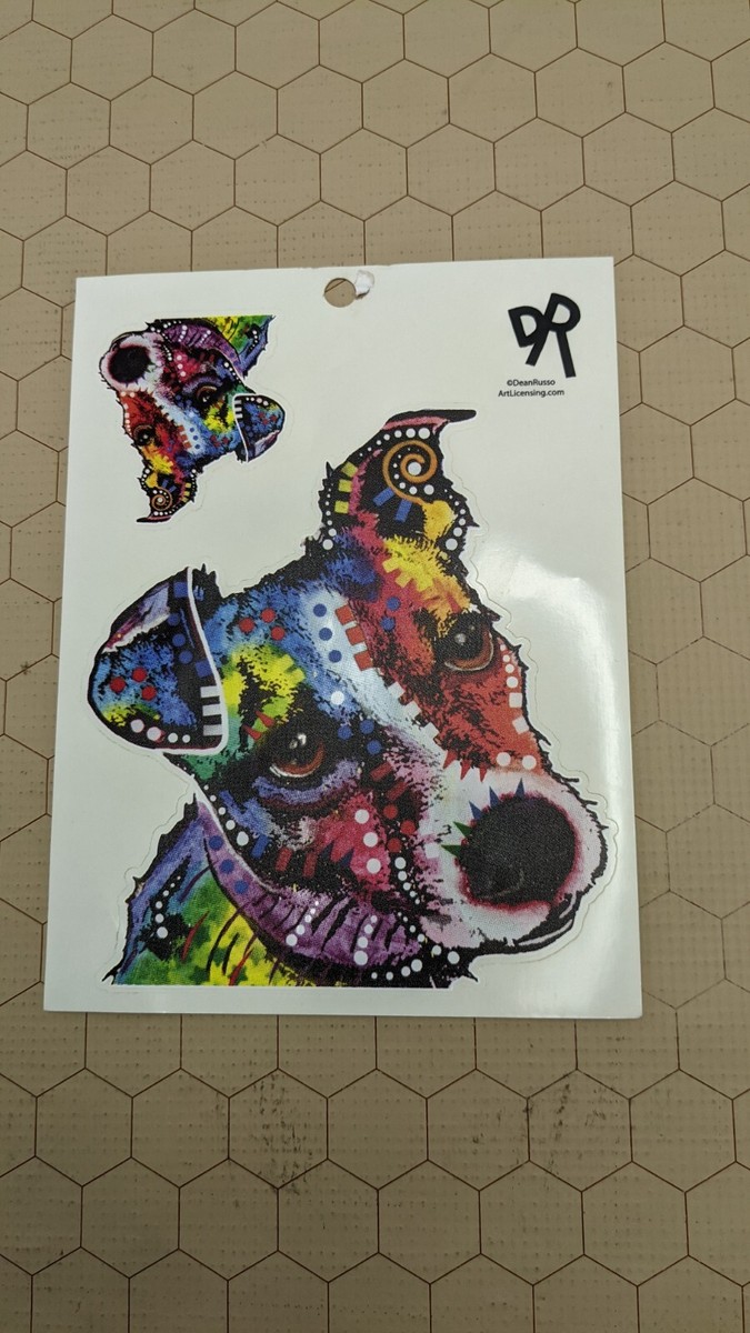 Dean Russo Husky Sticker Pack - 2-Piece Enjoy It Bumper Stickers For Cars & Laptops