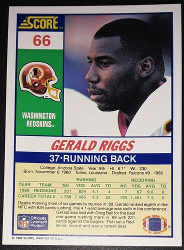 1990 Score NFL Football Trading Cards (1-265) - Pick Your Card(s) - Picture 103 of 498
