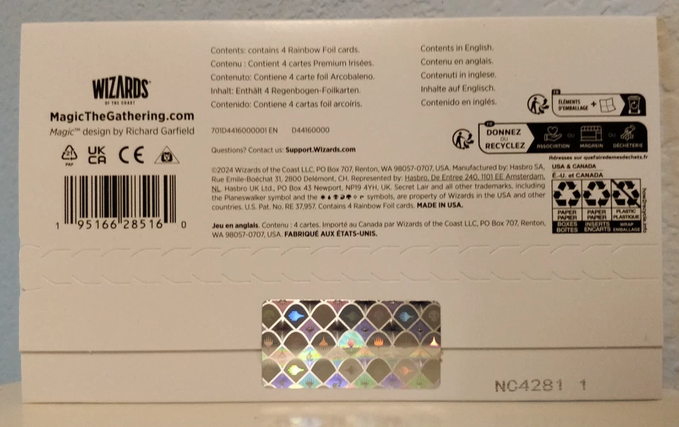 MTG Secret Lair ~ Adventures of the Little Witch ~ Rainbow FOIL ~ Sealed! - Image 2 of 4