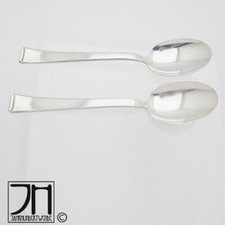 2 St&uuml;ck Art Deco WMF L&ouml;ffel 2500 Bauhaus Besteck 90er versilbert