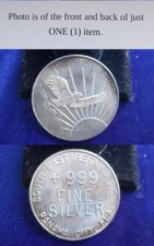 Vintage South East Refining Inc. Flying Eagle 1 Oz .999 Silver Round Toned 24907 95.00 per troy oz