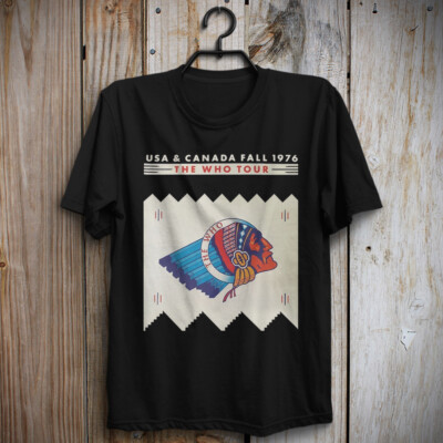 The Who by Numbers Tour Tee Roger Daltrey John Entwistle Keith Moon Quadrophenia