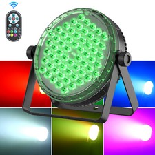 60LED RGBW Stage Lighting PAR Light DMX Beam Party DJ Disco Light w/ Remote
