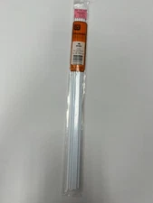 Plastruct 90883 Styrene Half Round .100" / 2.5mm 10 pcs Cat. No. MRH-100