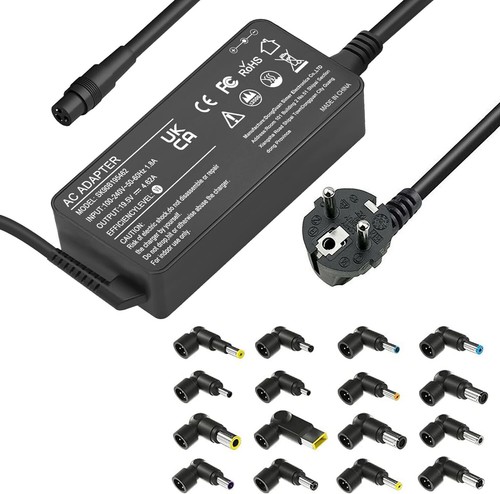 Universal Laptop Ladegerät 90W AC Power Adapter Nezteil Multi-Stecker DE Stecker - Afbeelding 1 van 7