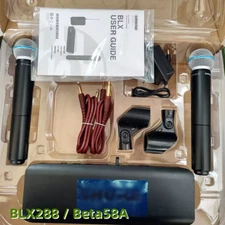 BLX288 / Beta58A Wireless Vocal System w/2 BETA58 Microphones Express