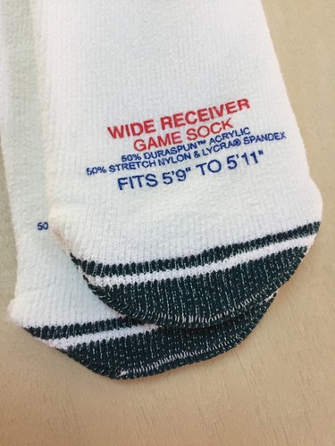 Dunkelgrüne & weiße breite Reeived Spiel Socken-neuer alter Bestand - Bild 2 von 5