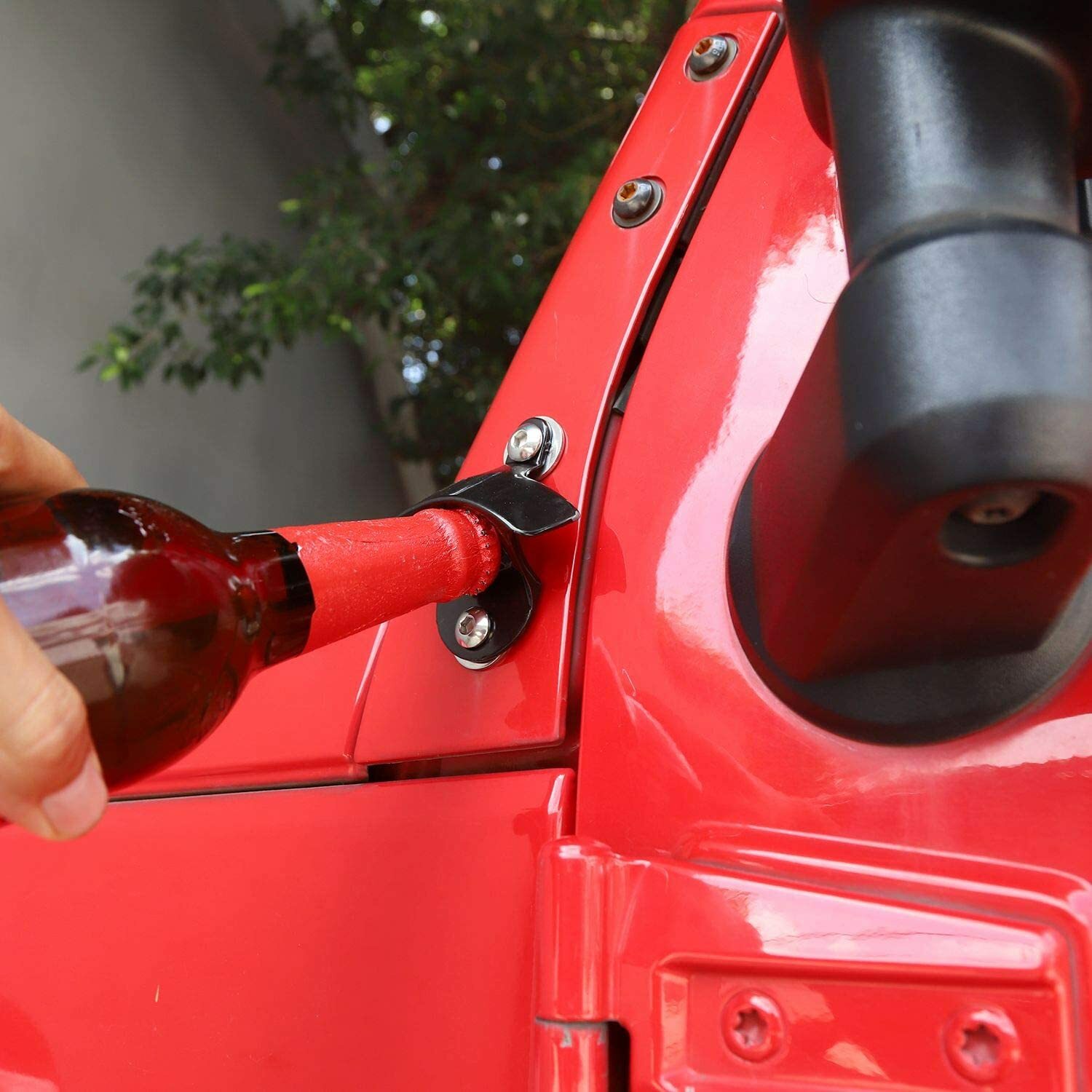 Body Mounted Bottle Opener for Jeep Wrangler JK JKU Unlimited 20072018