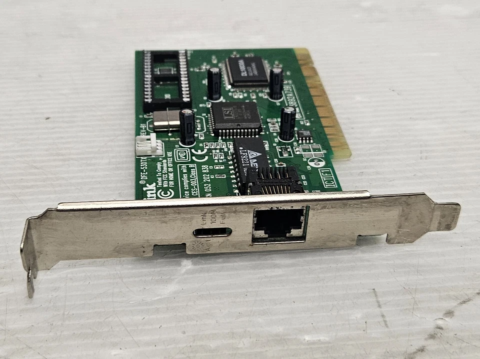 D-Link DFE-530TX, REV-B1, VINTAGE ETHERNET CARD, PCI, 10/100Mbps, LAN019 - Image 2 of 3