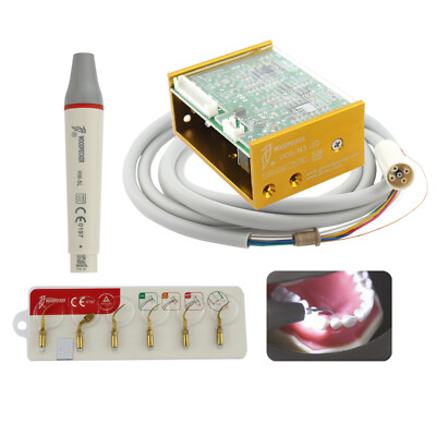 Woodpecker UDS-N3 LED Dental Ultrasonic Scaler Handpiece Built-in EMS HW-5L