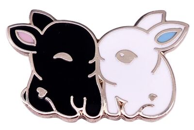 The Untamed Rabbits Mo Dao Zu Shi Lan WangJi Wei WuXian Danmei TV Enamel Pin