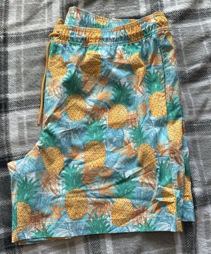 Member's Mark Herren 4-Wege Stretch UPF 50 Resort Badehose - Pineapple - Gr. XL