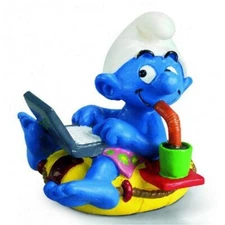 Schleich 20522 Workaholic Smurf smurfs figurine schlumpf smurfen smurfin toy