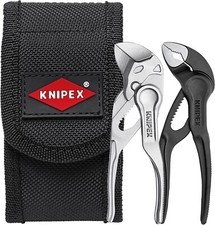 Knipex 00 20 72 V04 XS Mini Pliers Wrench & Cobra XS Set in Belt Pouch / Wallet