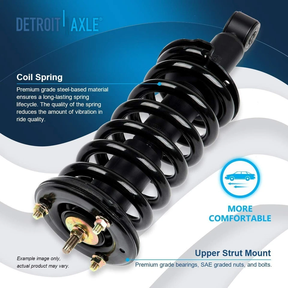 RWD Front Rear Strut Coil Spring Shocks Sway Bars for 2004 - 2015 Nissan Titan - Image 3 of 4