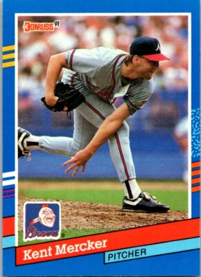 Kent Mercker Reds 1991 Donruss Baseball 299 Kent Mercker | eBay