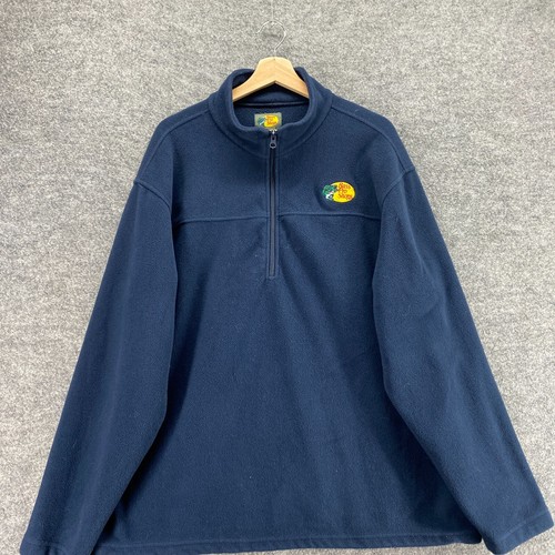 Bass Pro Shops Jacket Men XL Blue Fleece Long Sleeve High Neck Zipper Regular - Picture 3 of 9